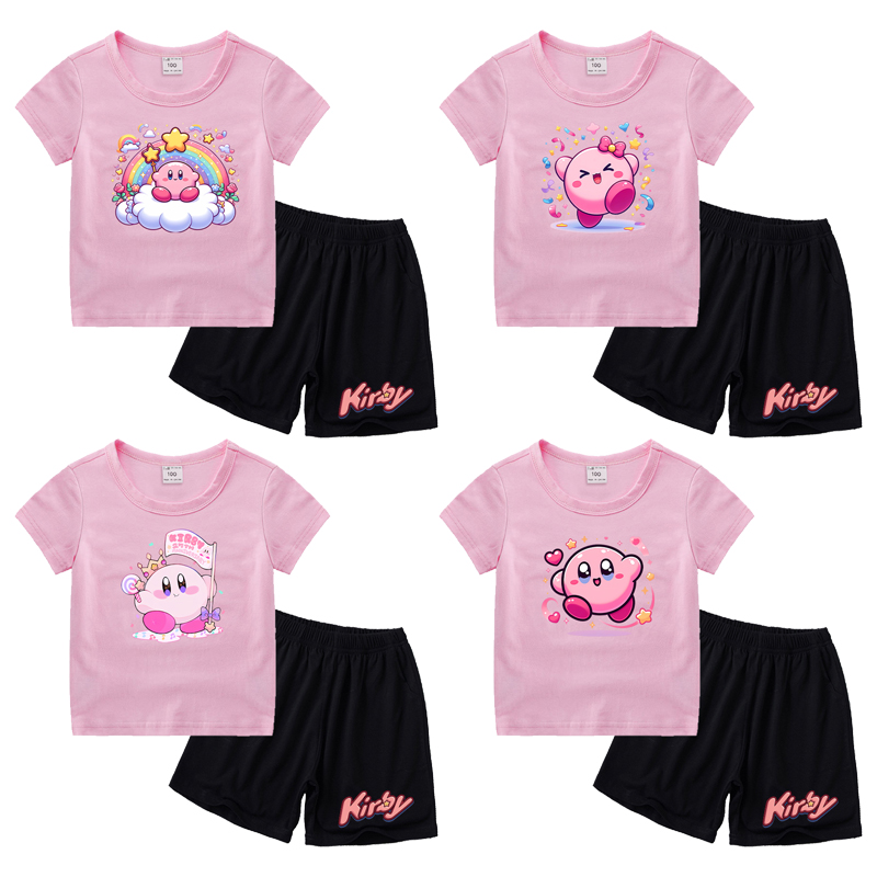 Summer Games Clothing - Kirbys Children Short T-shirt Set Game