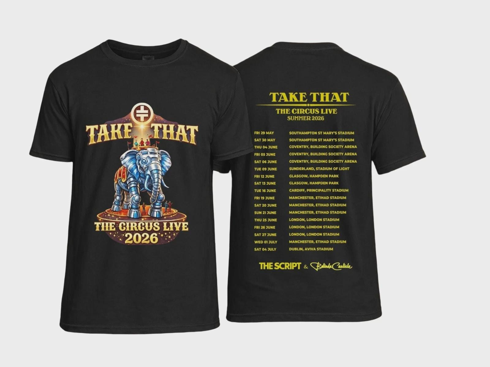 Summer Clothing Uk - Take That The Circus Live Tour