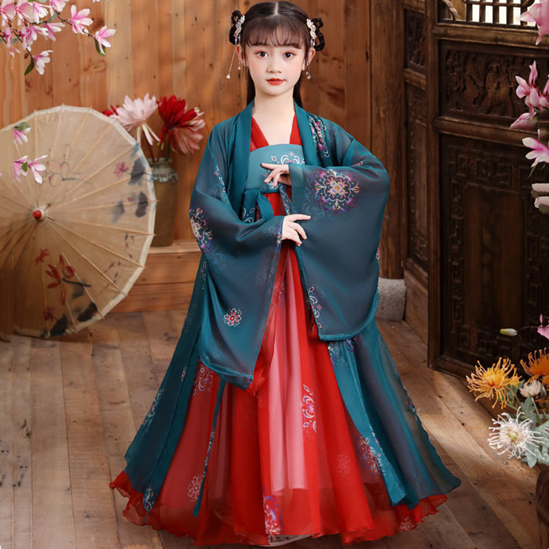 Summer Clothing Baby Girl - Summer Hanfu Dress Girl Fairy Tang