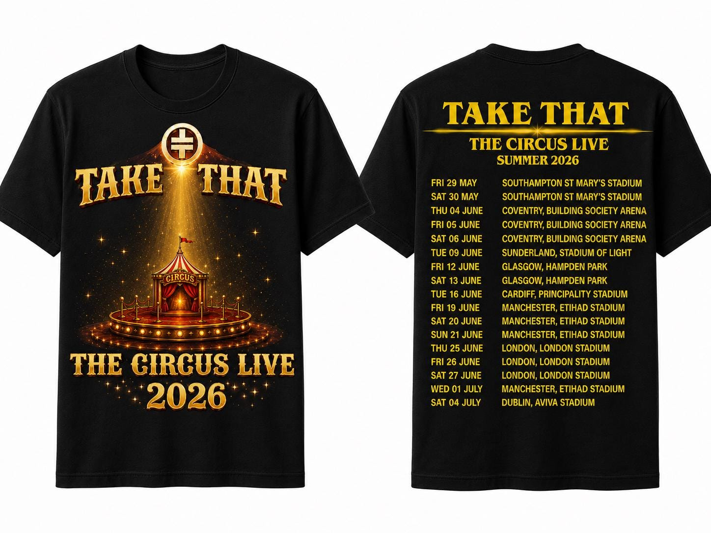 Summer Clothing Uk - Take That The Circus Live Tour