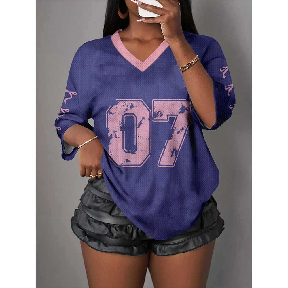 Summer Games Clothing - New Casual Simple Letter NO.07 Women's