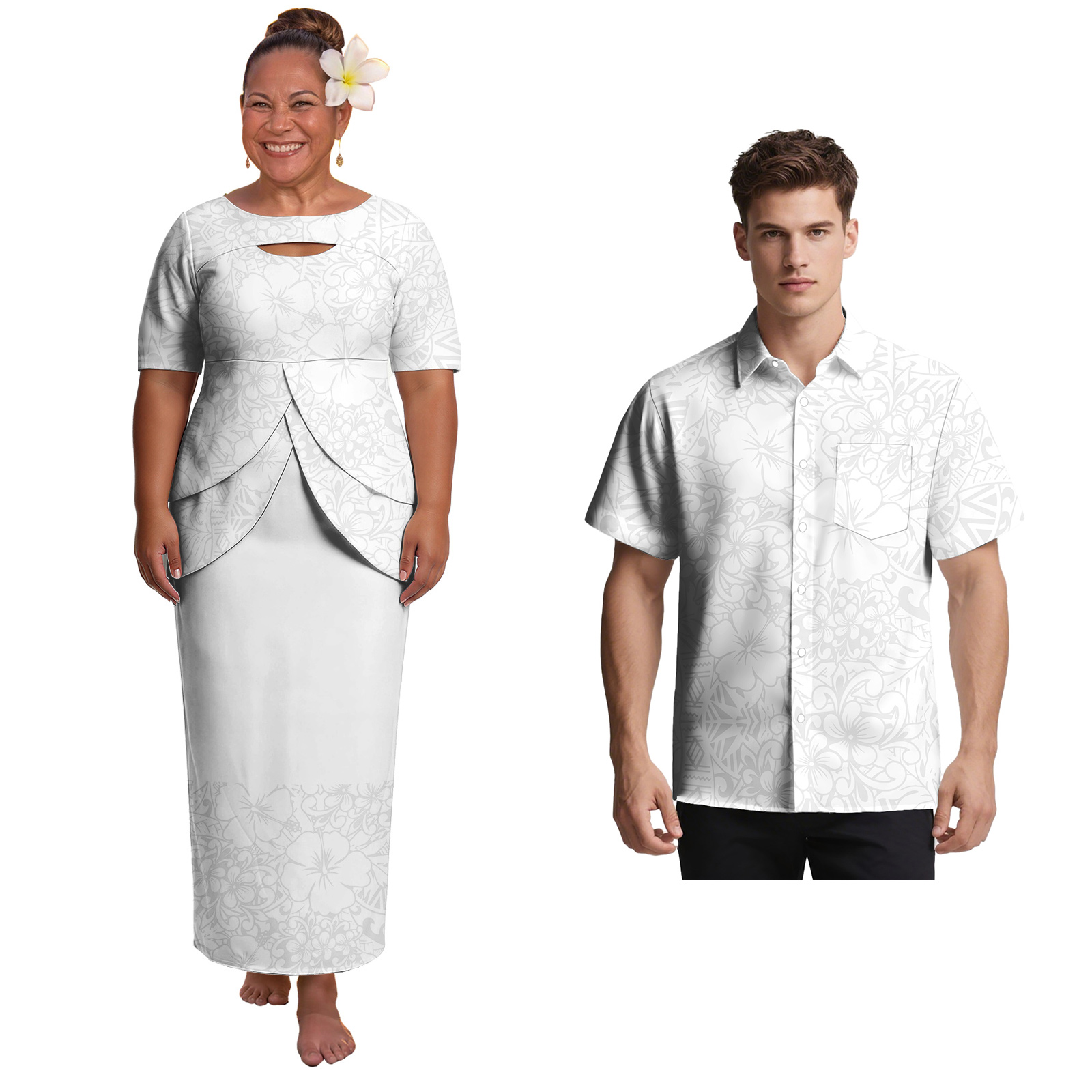 Summer Alt Clothing - Tribal Couple Match Outfit Samoan Women