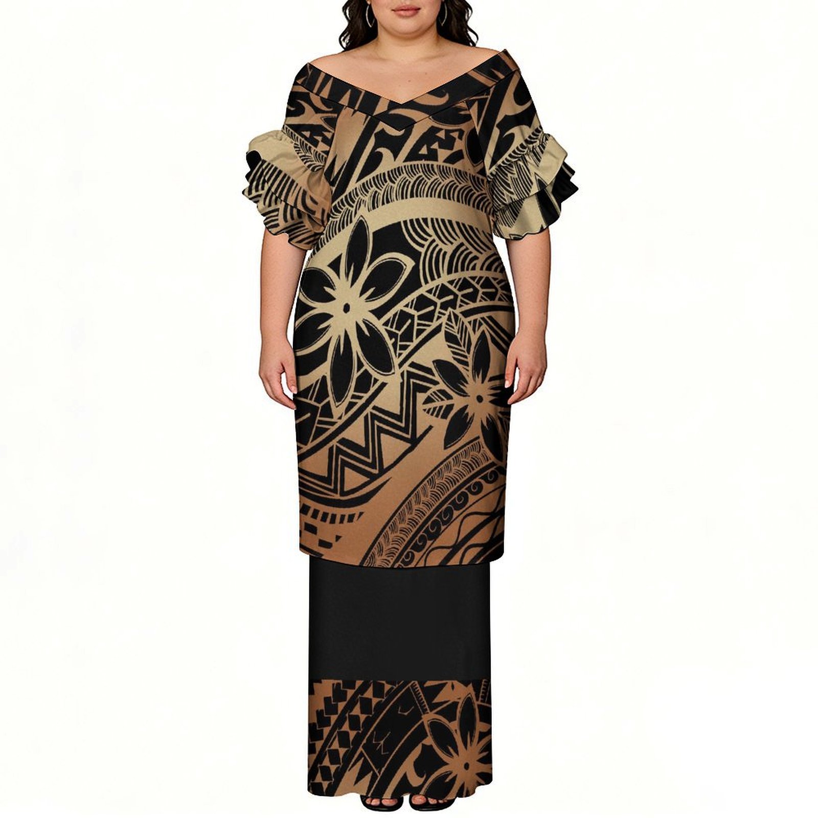 Summer Alt Clothing - Fashion Design Custom Pattern Printed V-Neck