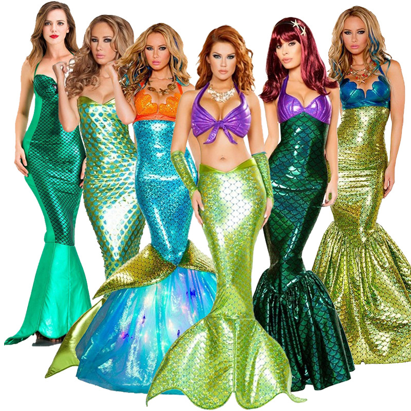 Adult Mermaid Princess Sequine - Summer Clothing Brands 리뷰 및 가격