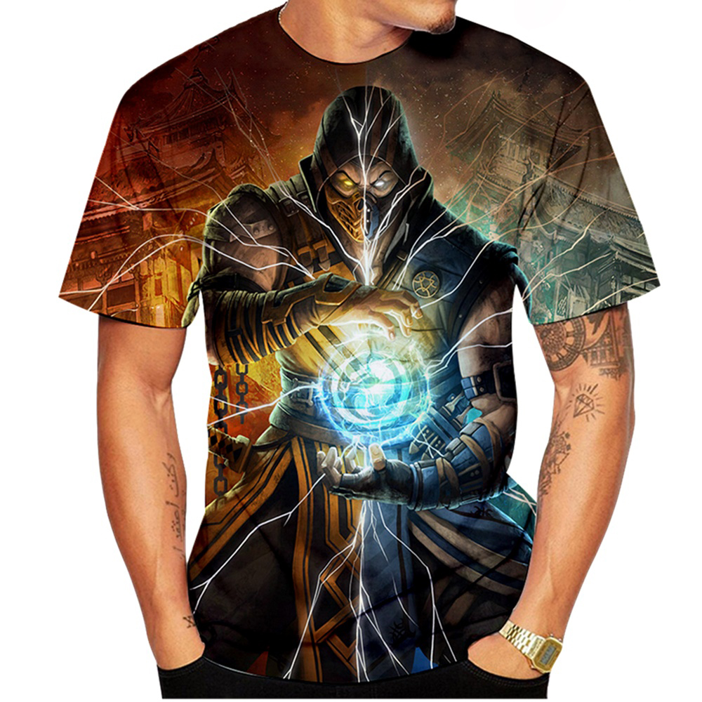 Mortal Kombat 11 T-Shirts Figh - Summer Games Clothing 리뷰 및 가격