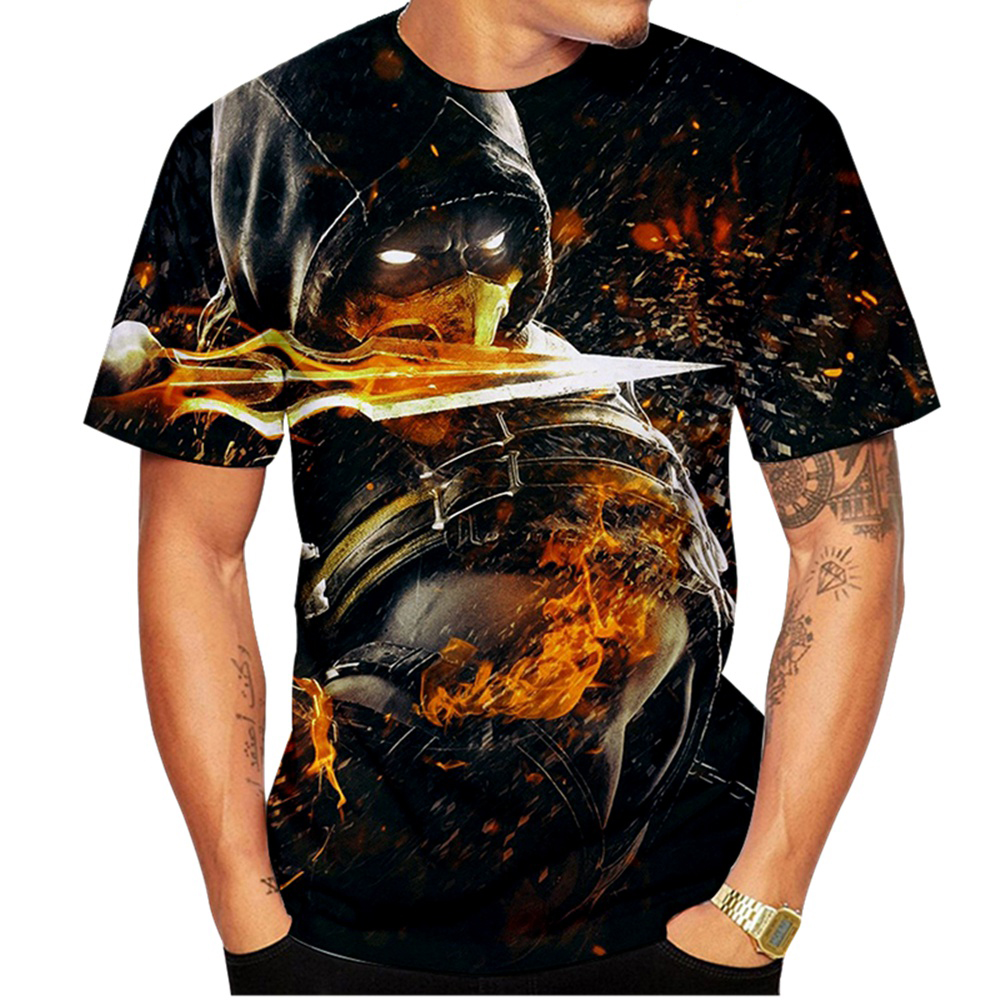 Mortal Kombat 11 T-Shirts Figh - Summer Games Clothing 리뷰 및 가격