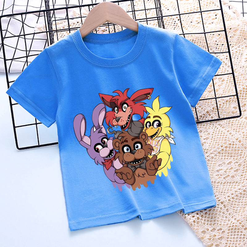 Five Night At Freddys T Shirt  - Summer Games Clothing 리뷰 및 가격