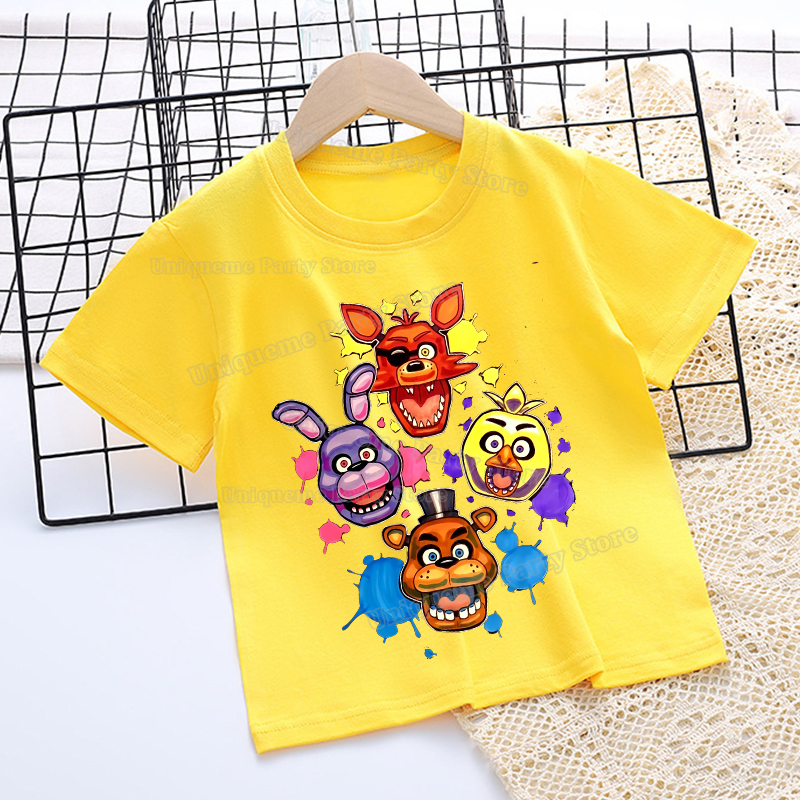 Five Night At Freddys T Shirt  - Summer Games Clothing 리뷰 및 가격