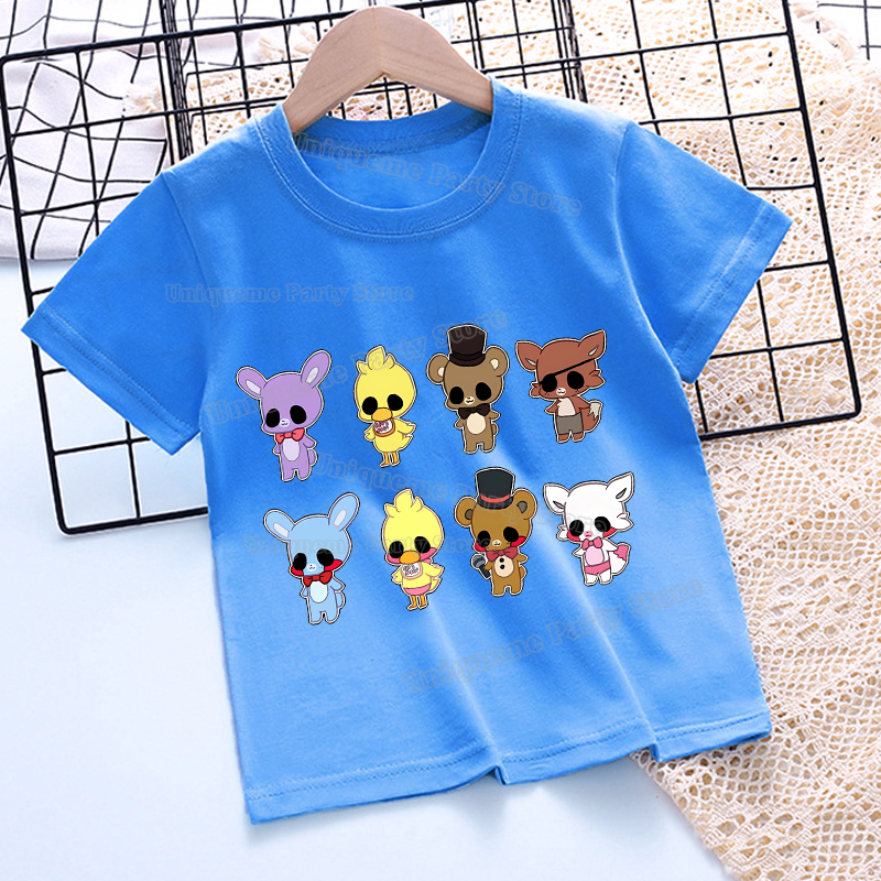 Five Night At Freddys T Shirt  - Summer Games Clothing 리뷰 및 가격