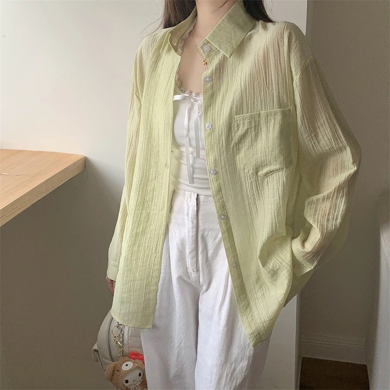 Summer Thin Sun-proof Shirts f - Summer Light Clothing 리뷰 및 가격