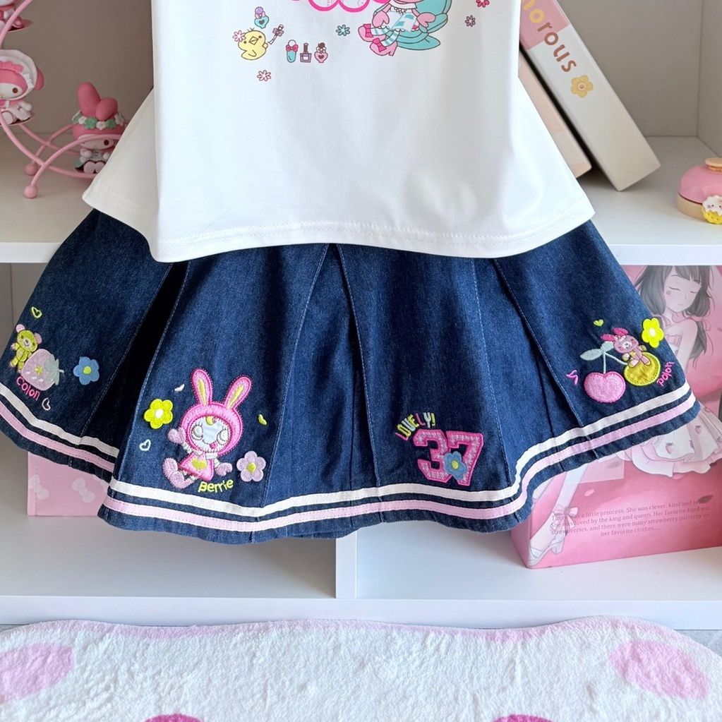 Japanese Sweet Skirt Sets Summ - Summer Alt Clothing 리뷰 및 가격