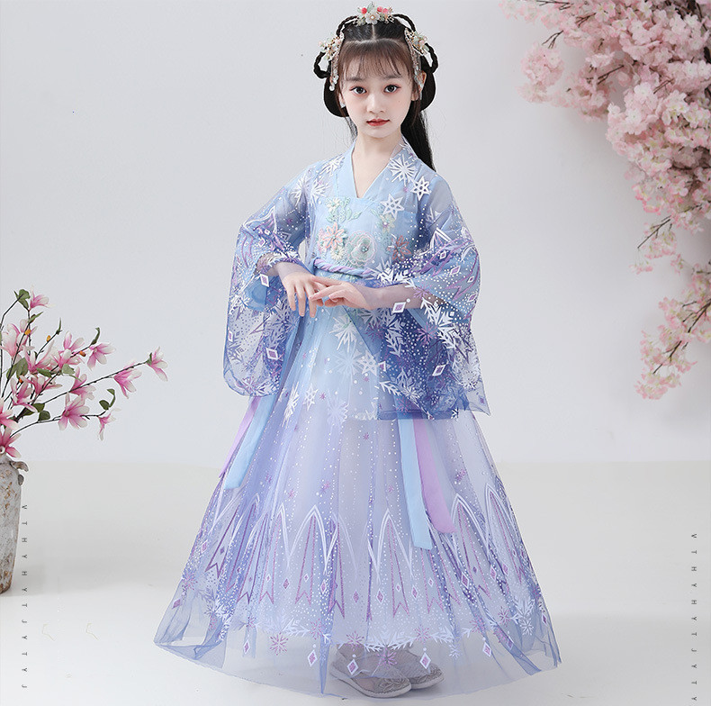 Summer Hanfu Dress Girl Fairy  - Summer Clothing Baby Girl 리뷰 및 가격