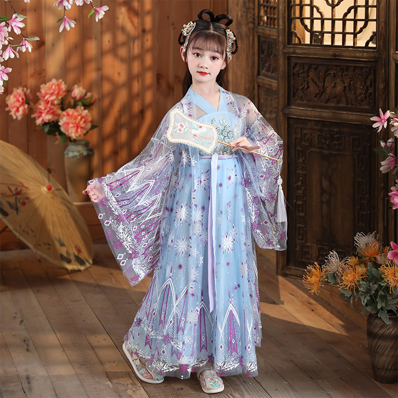 Summer Hanfu Dress Girl Fairy  - Summer Clothing Baby Girl 리뷰 및 가격