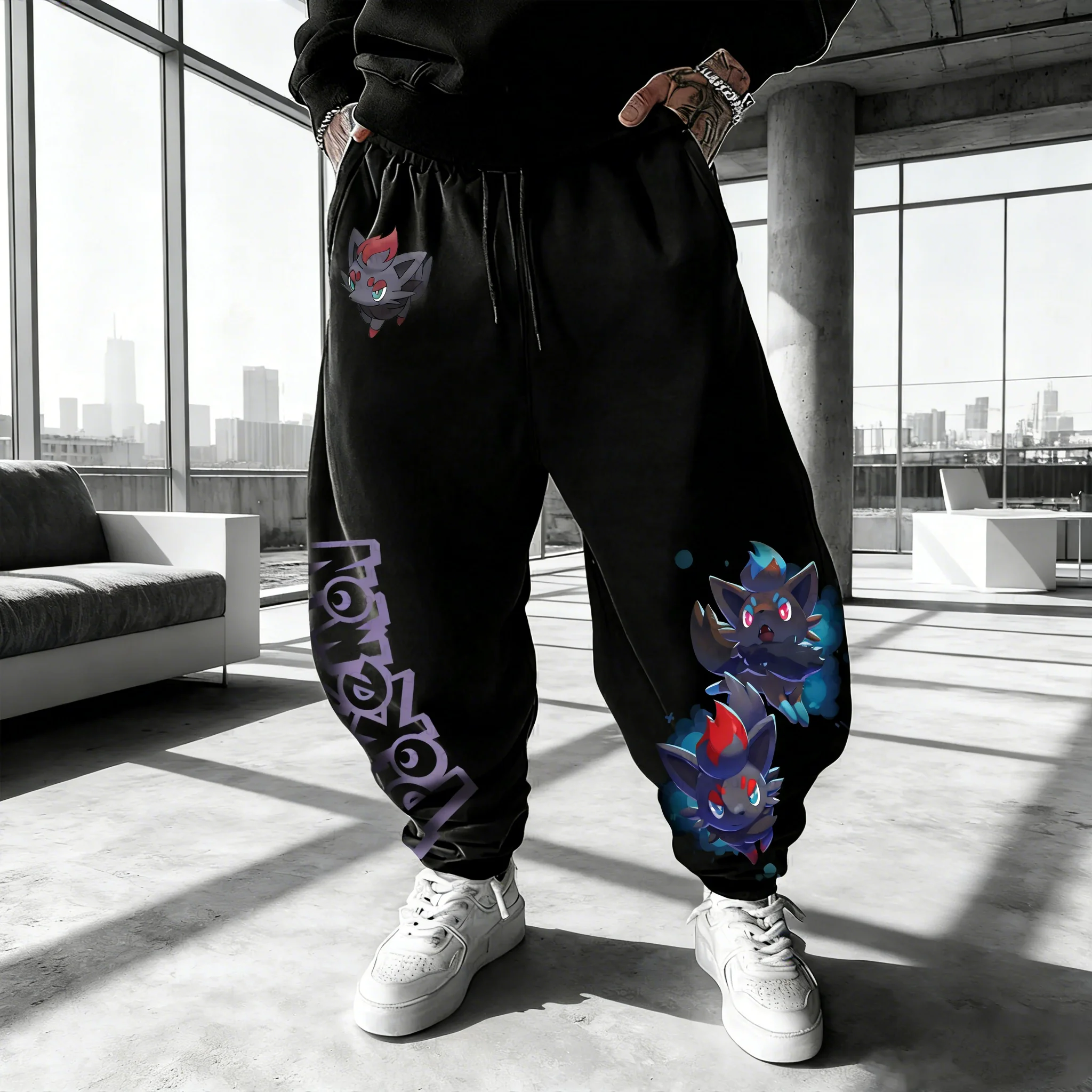 Pokemon  Game Zorua Printed Sw - Summer Games Clothing 리뷰 및 가격