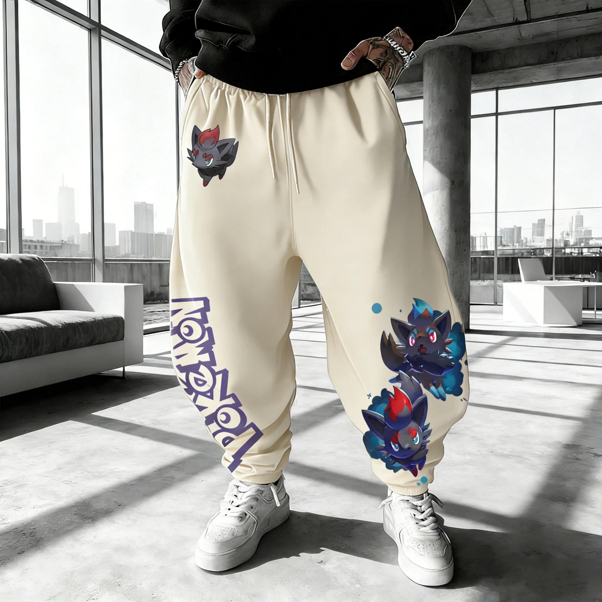 Pokemon  Game Zorua Printed Sw - Summer Games Clothing 리뷰 및 가격