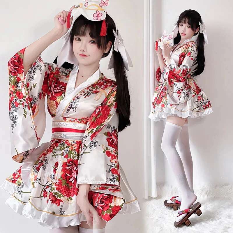 Japanese Modified Kimono Dress - Summer Alt Clothing 리뷰 및 가격