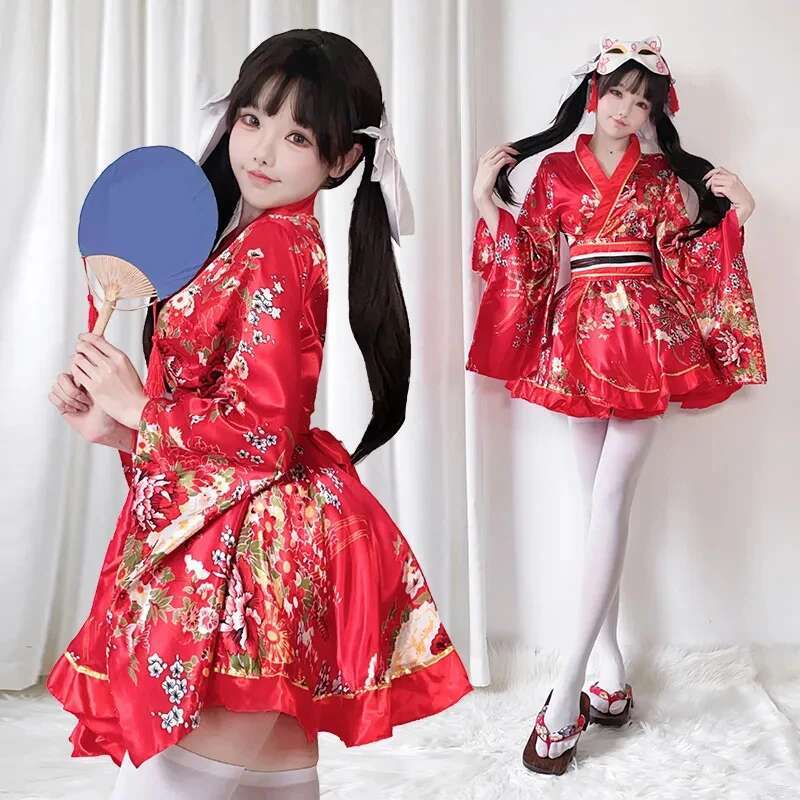Japanese Modified Kimono Dress - Summer Alt Clothing 리뷰 및 가격