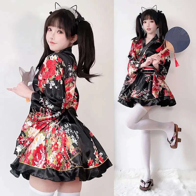 Japanese Modified Kimono Dress - Summer Alt Clothing 리뷰 및 가격