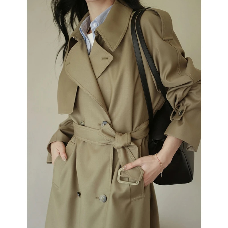 2025 Autumn Women's Trench Coa - Summer Clothing Women Over 50 리뷰 및 가격