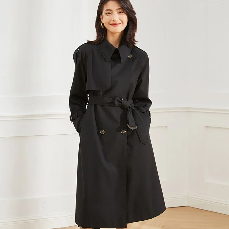 2025 Autumn Women's Trench Coa - Summer Clothing Women Over 50 리뷰 및 가격