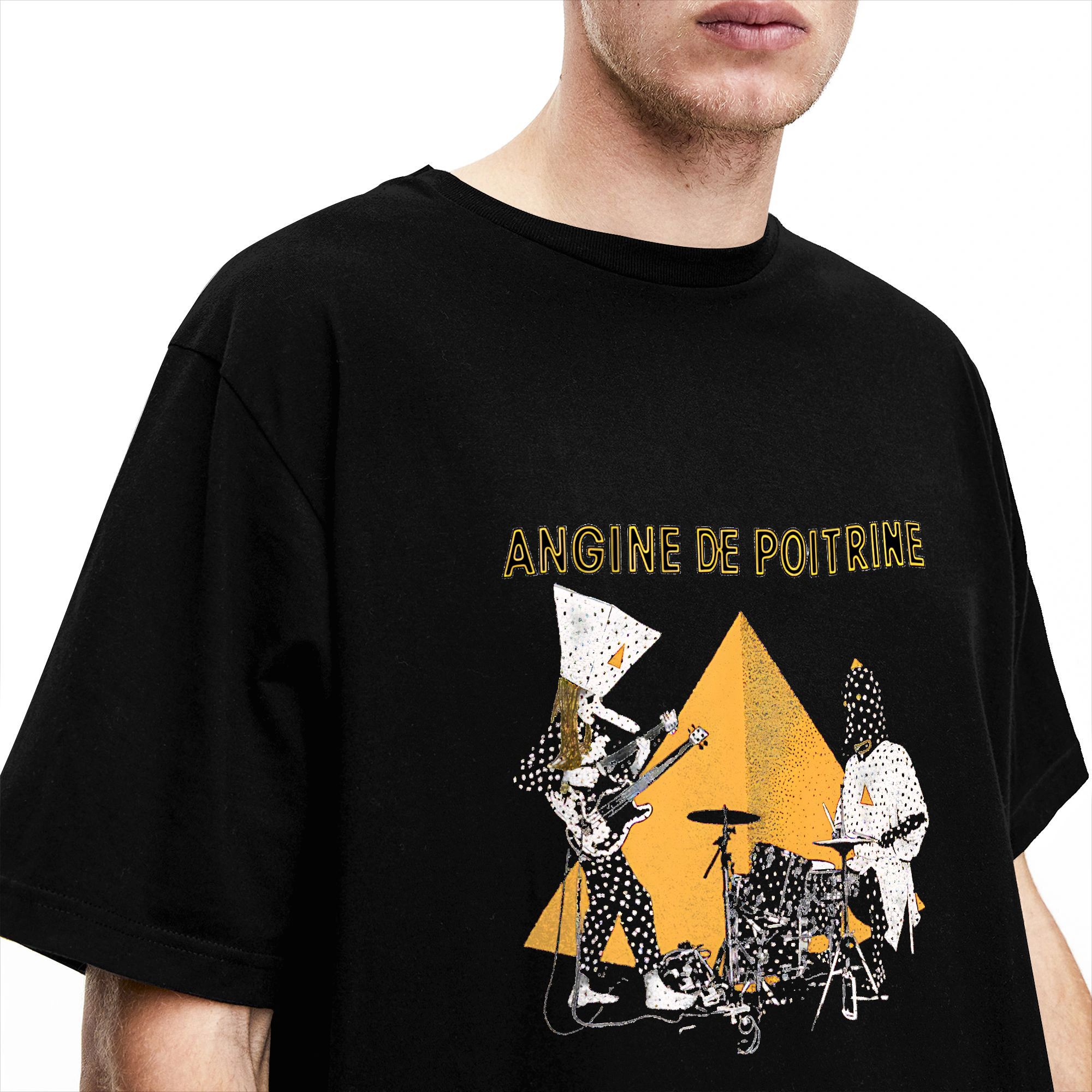 Mens T-Shirt Band Angine de Po - Summer Clothing Ideas Men 리뷰 및 가격