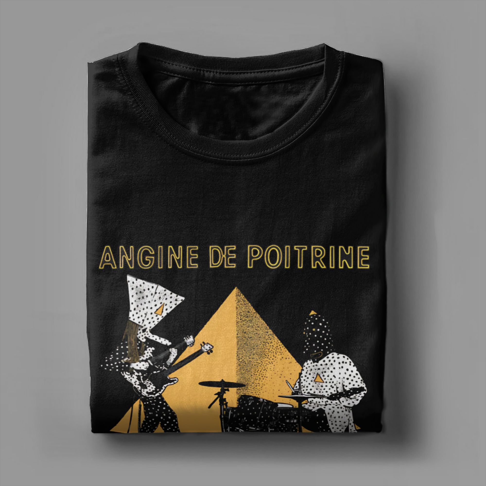 Mens T-Shirt Band Angine de Po - Summer Clothing Ideas Men 리뷰 및 가격