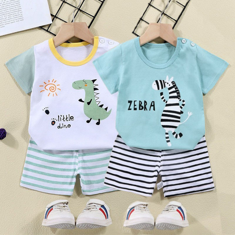 Cotton Tees+Shorts 2-piece Tra - Summer Clothing Baby Girl 리뷰 및 가격