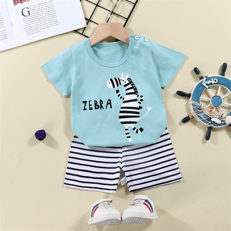 Cotton Tees+Shorts 2-piece Tra - Summer Clothing Baby Girl 리뷰 및 가격