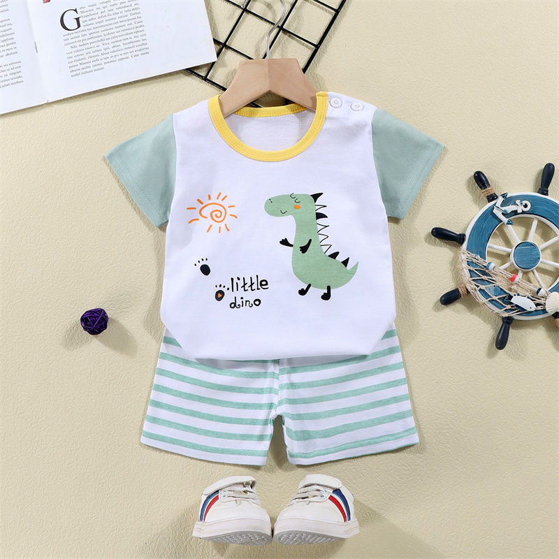 Cotton Tees+Shorts 2-piece Tra - Summer Clothing Baby Girl 리뷰 및 가격