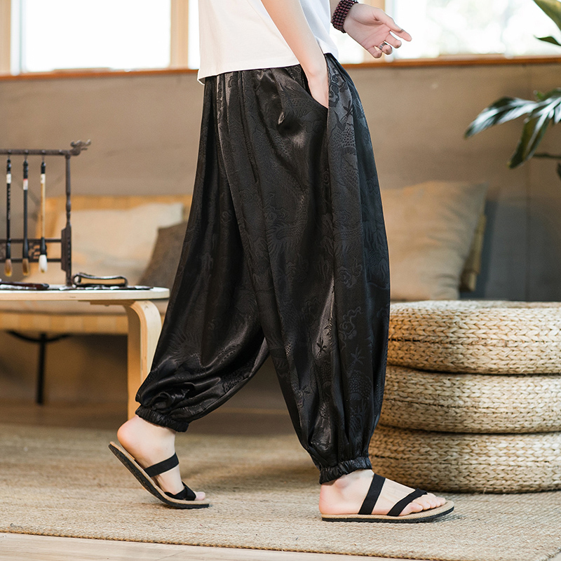 Men Harun Pants Summer Ice Sil - Summer Light Clothing 리뷰 및 가격