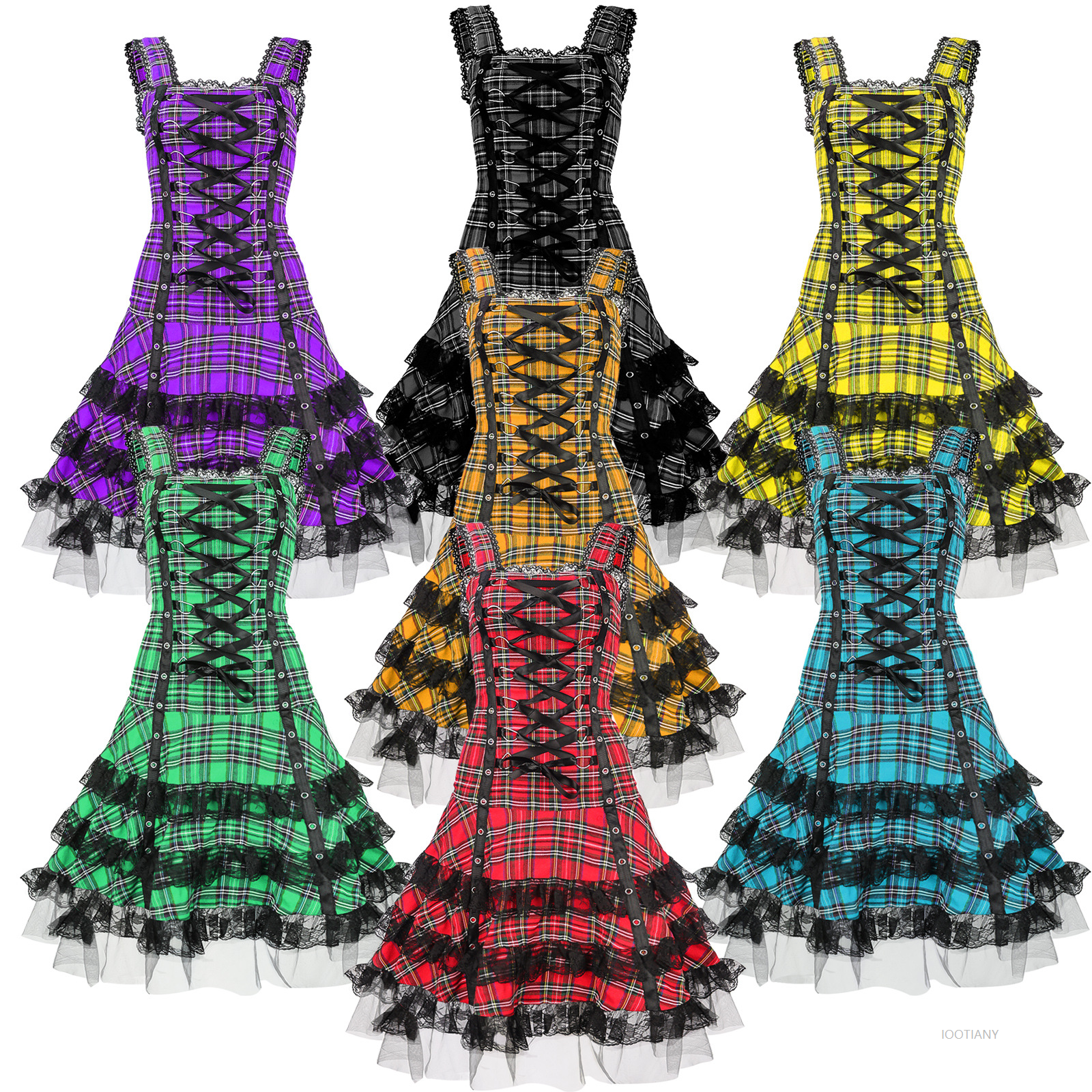 Personalized Lolita Plaid Summ - Summer Alt Clothing 리뷰 및 가격