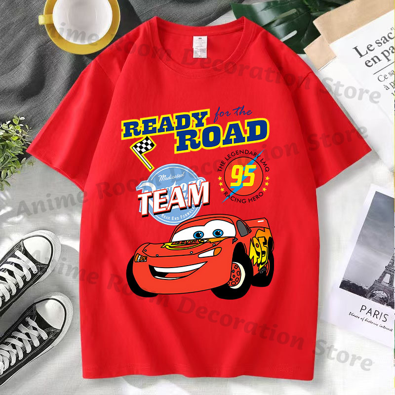Lightning Mcqueen Red Hip Hop  - Summer Clothing Gifts 리뷰 및 가격