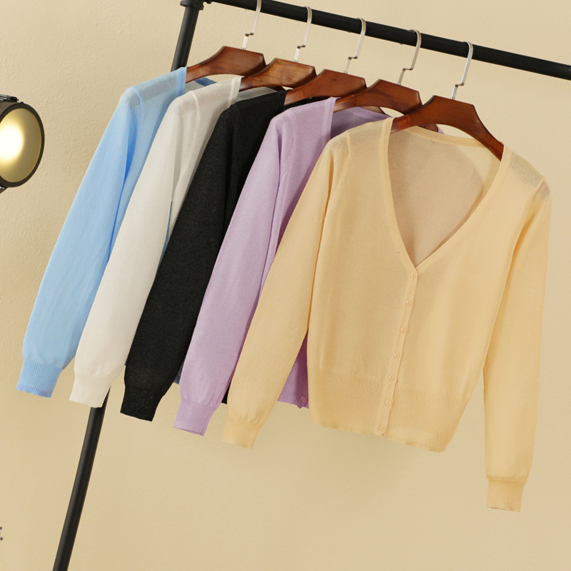 Summer Cardigan Women Cropped  - Summer Light Clothing 리뷰 및 가격