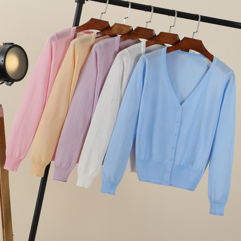 Summer Cardigan Women Cropped  - Summer Light Clothing 리뷰 및 가격