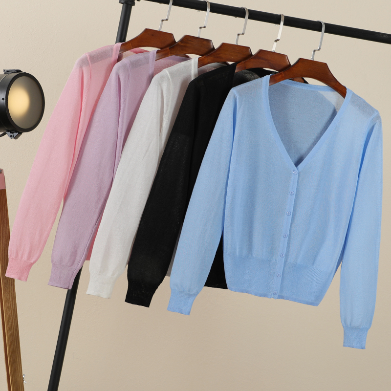 Summer Cardigan Women Cropped  - Summer Light Clothing 리뷰 및 가격