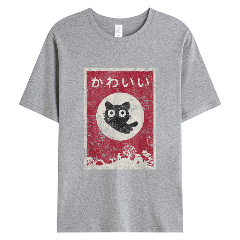 Kawaii Cat Japanese Black Anim - Summer Clothing Discount 리뷰 및 가격