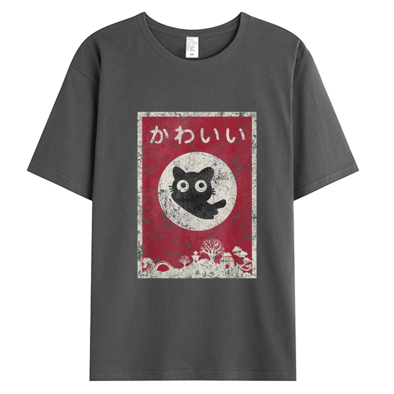 Kawaii Cat Japanese Black Anim - Summer Clothing Discount 리뷰 및 가격