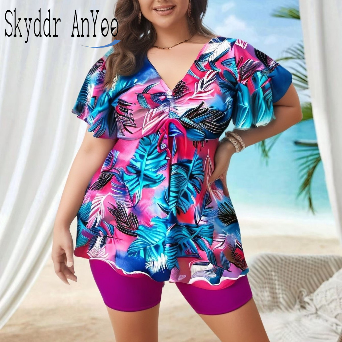 Women's Plus Size Tankini Swim - Summer Alt Clothing 리뷰 및 가격