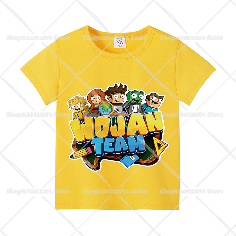 Wojans Team T-shirt Anime Roun - Summer Clothing Gifts 리뷰 및 가격