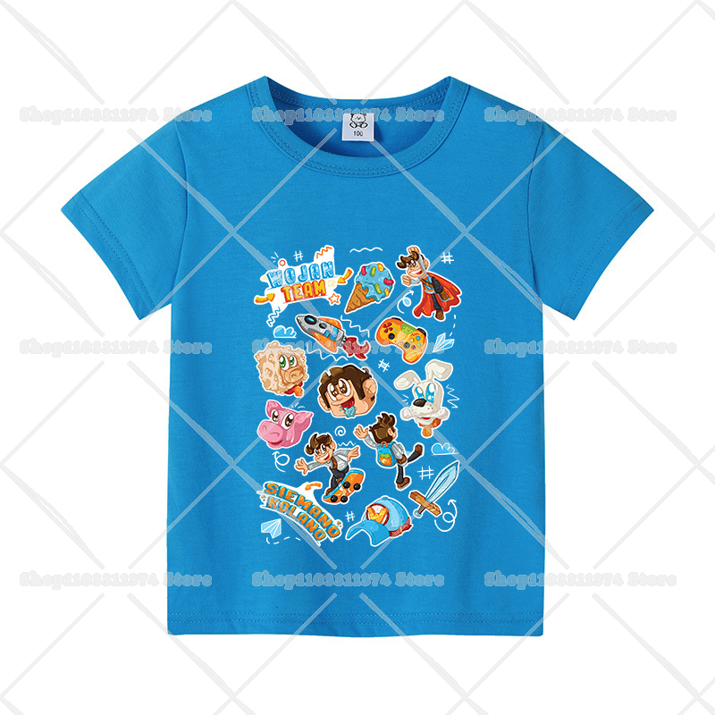 Wojans Team T-shirt Anime Roun - Summer Clothing Gifts 리뷰 및 가격