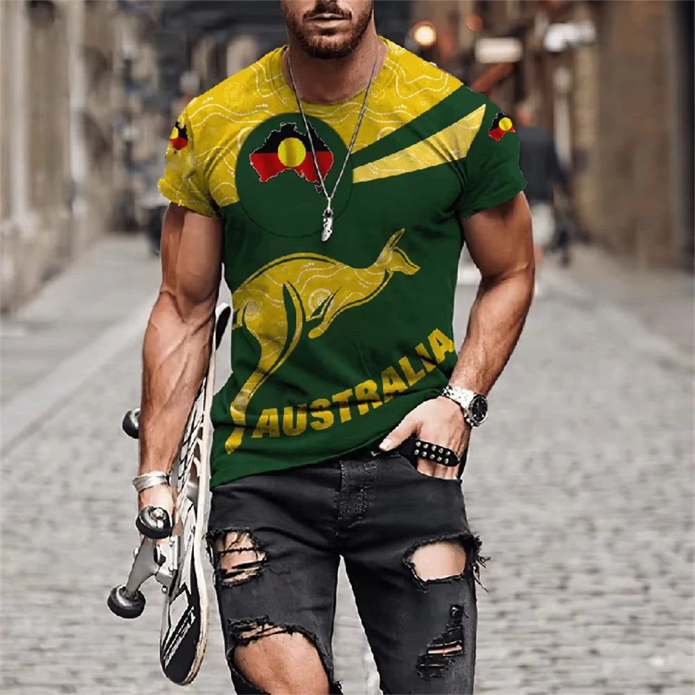 Men's T-Shirts Australia Graph - Summer Clothing Australia 리뷰 및 가격