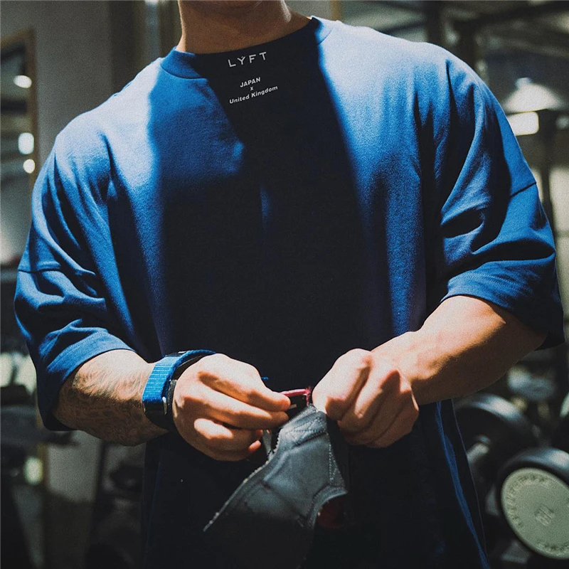 JAPAN&UK Cotton Gym Shirt Spor - Summer Clothing Uk 리뷰 및 가격