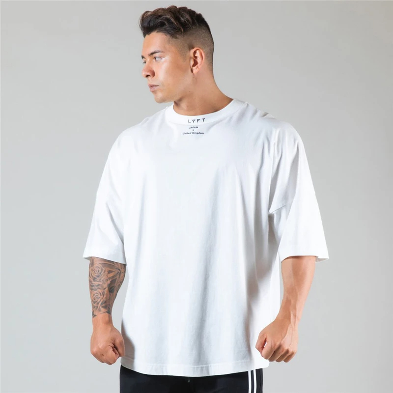 JAPAN&UK Cotton Gym Shirt Spor - Summer Clothing Uk 리뷰 및 가격