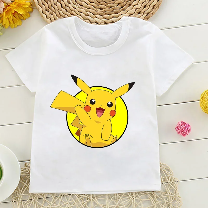 Pikachu Pokemon Cotton T Shirt - Summer Clothing Baby Girl 리뷰 및 가격
