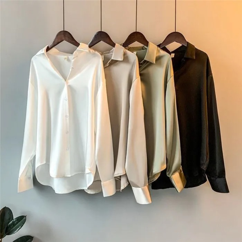 2026 Elegant Satin Loose Women - Summer Light Clothing 리뷰 및 가격