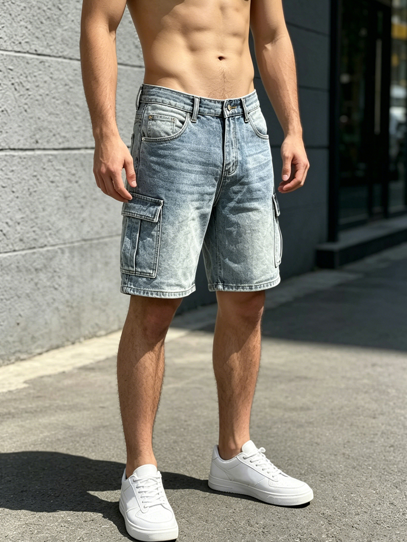 Men Workwear Jeans Denim Pants - Summer Light Clothing 리뷰 및 가격