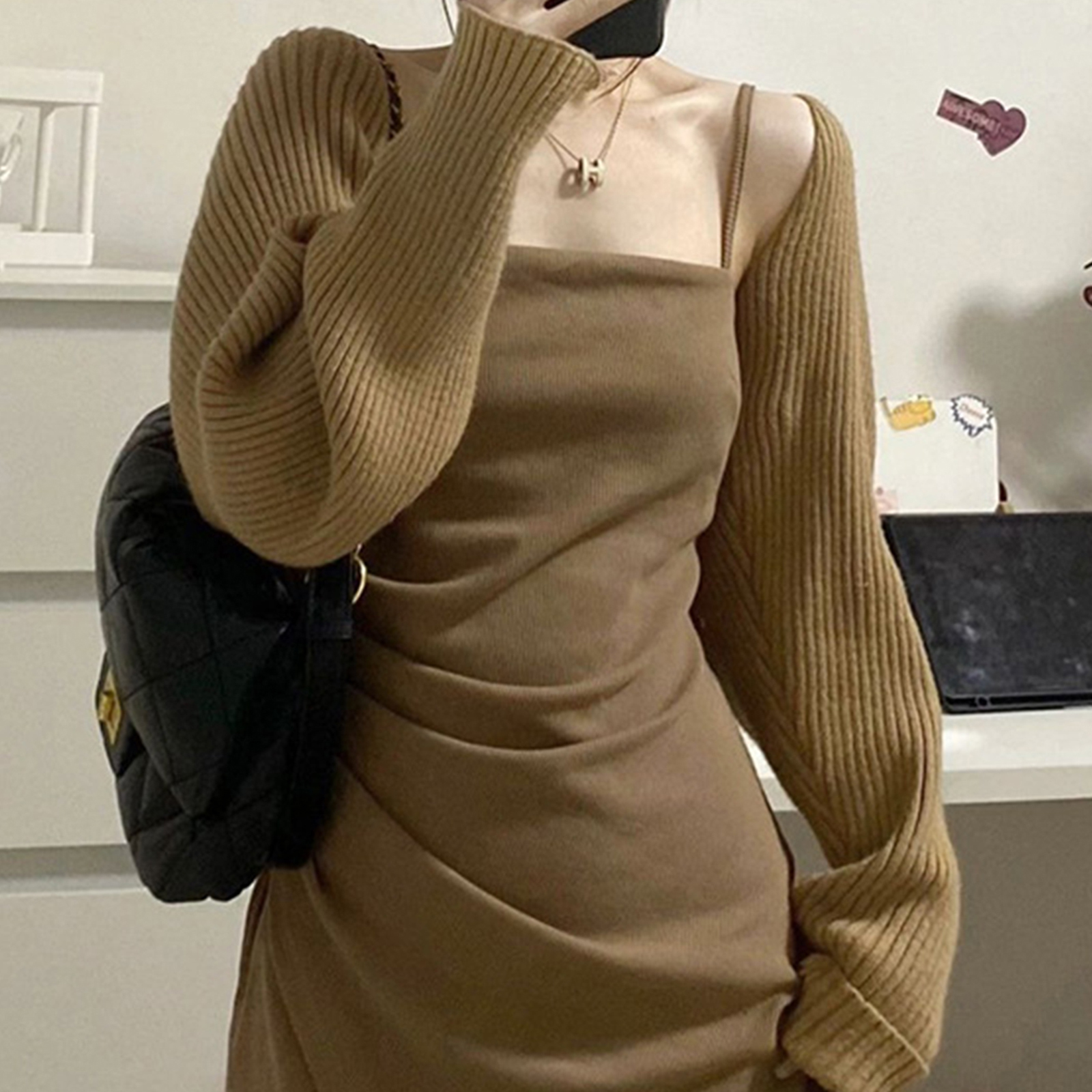 Knitted Solid Color Shawl With - Summer Light Clothing 리뷰 및 가격