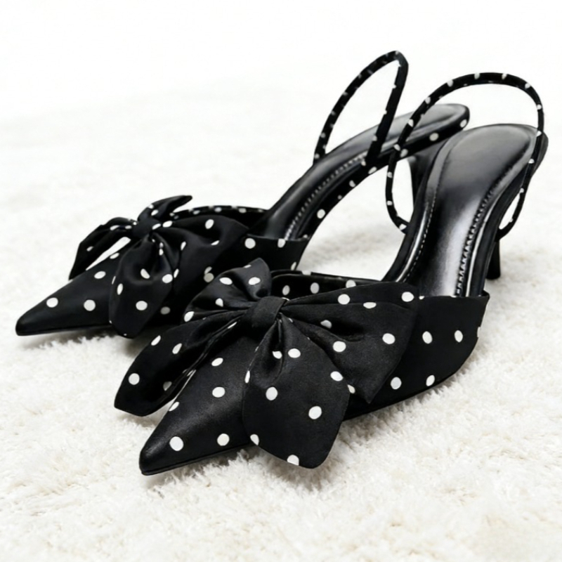 Brown Polka Dot Butterfly Knot - Summer Clothing Brands 리뷰 및 가격