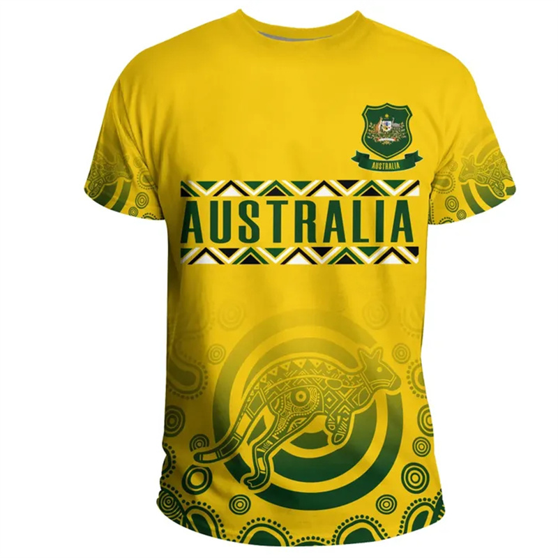 3D Print Australia Flag T Shir - Summer Clothing Australia 리뷰 및 가격