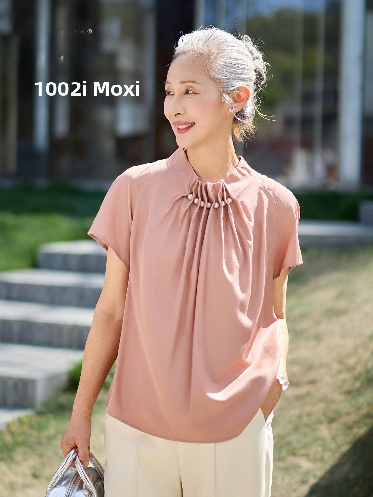 Muzhi Fashionable Short Sleeve - Summer Clothing Women Over 50 리뷰 및 가격